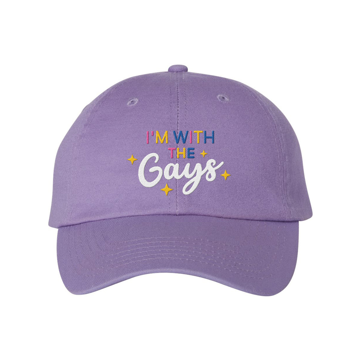 With The Gays Embroidered Bio-Washed Classic Dad Hat (Copy)