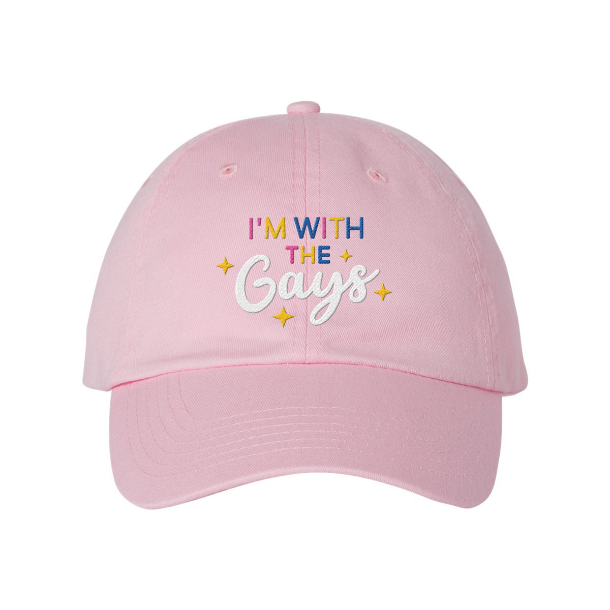 With The Gays Embroidered Bio-Washed Classic Dad Hat (Copy)