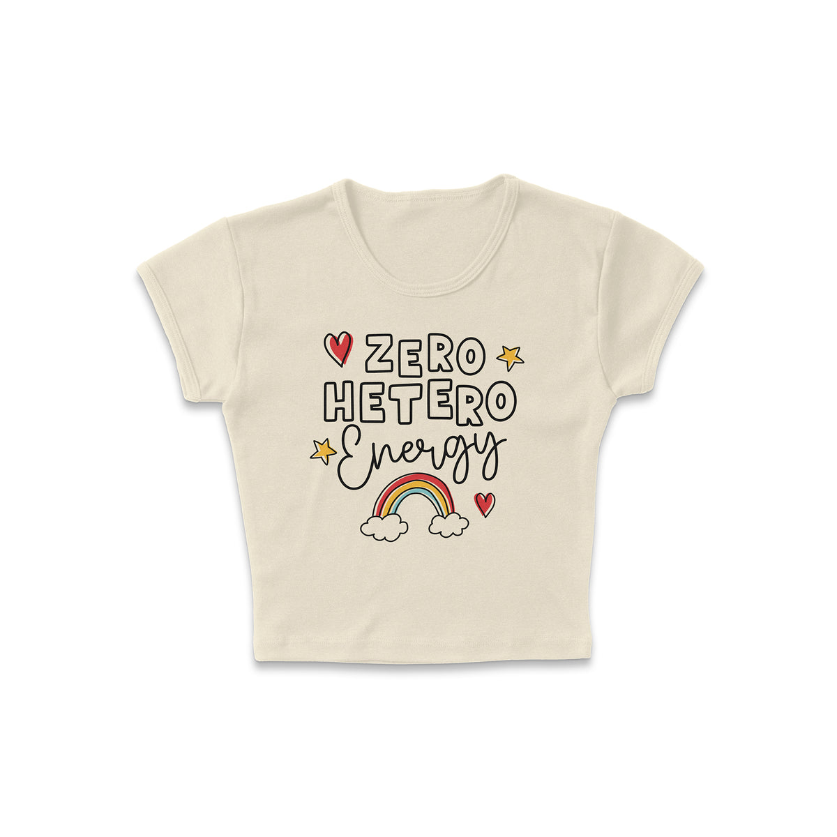 Zero Hetero Energy Micro Rib Baby Tee