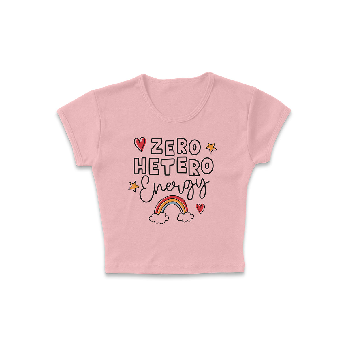 Zero Hetero Energy Micro Rib Baby Tee