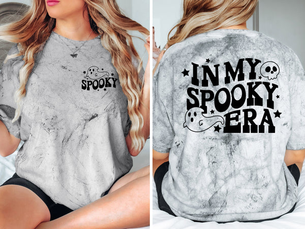 In My Spooky Era Front and Back Shirt - Femfetti