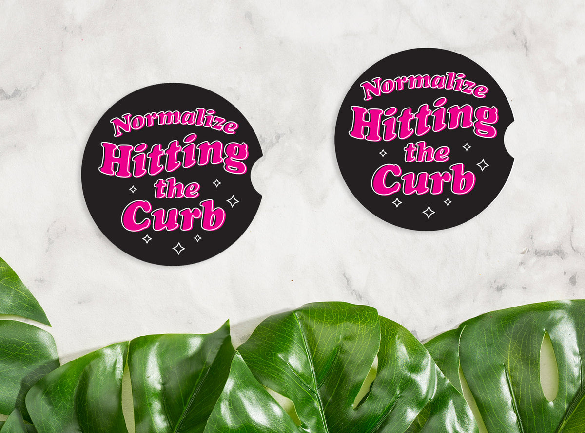 Normalize Hitting The Curb Car Coaster