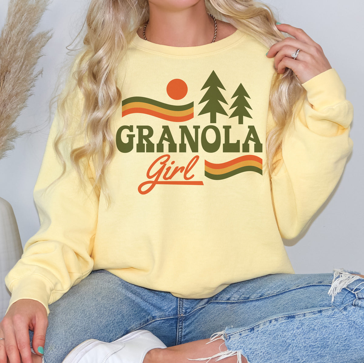 Granola Girl Comfort Colors Sweatshirt