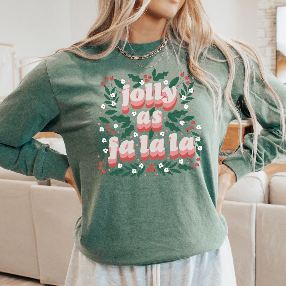Jolly As Fa La La Long Sleeve