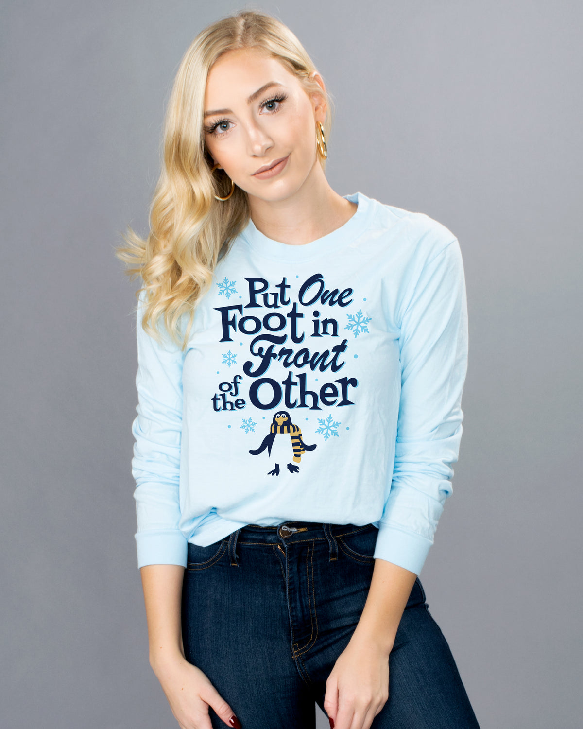 One Foot In Front Of The Other Long Sleeve