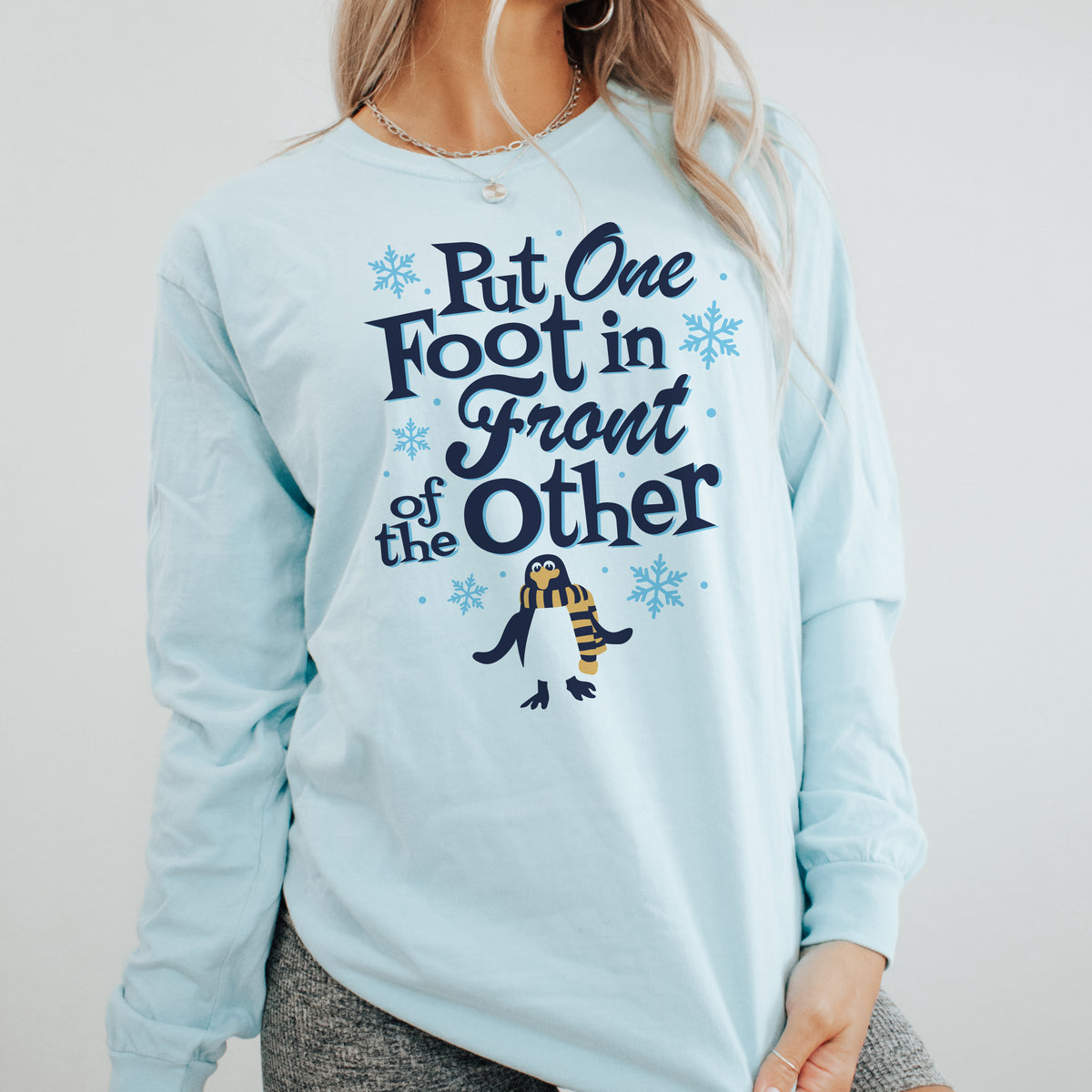 One Foot In Front Of The Other Long Sleeve