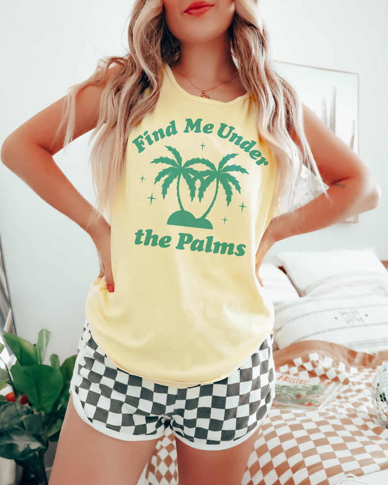 Under The Palms Unisex Tank Top