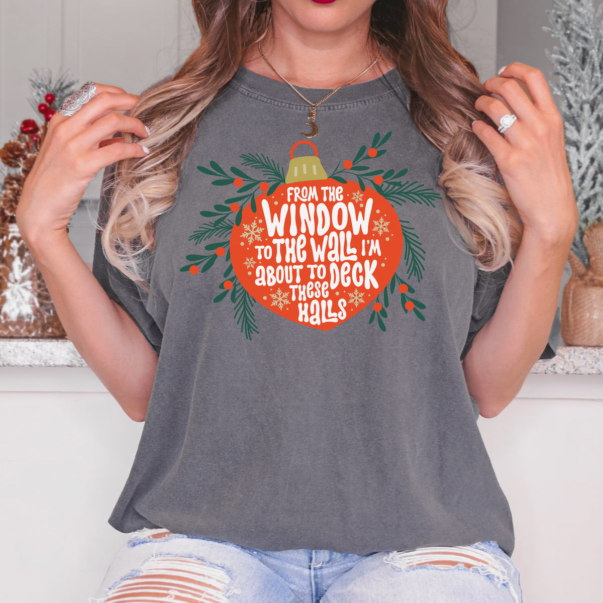 About To Deck These Halls Shirt