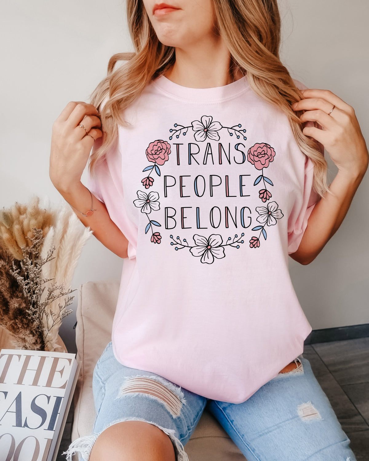 Trans People Belong Shirt