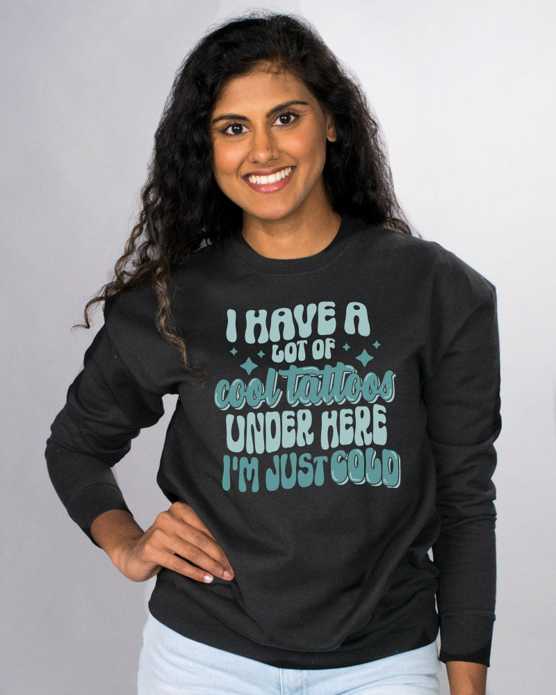 A Lot of Cool Tattoos Crewneck Sweatshirt