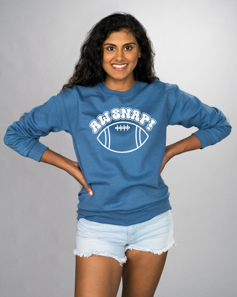 Aw Snap Football Sweatshirt