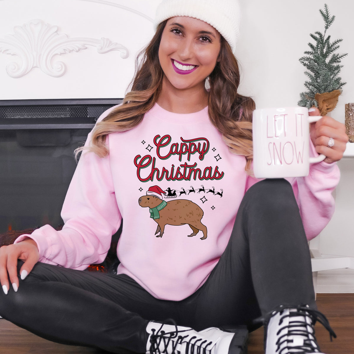 Cappy Christmas Sweatshirt