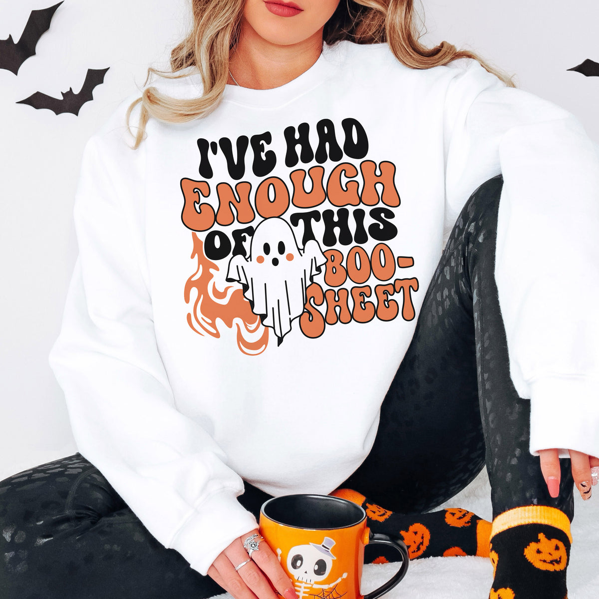 Enough Of This Boo Sheet Sweatshirt