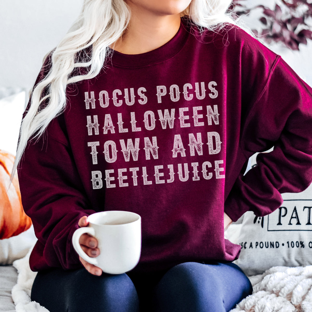 Favorite Halloween Movies Crewneck Sweatshirt