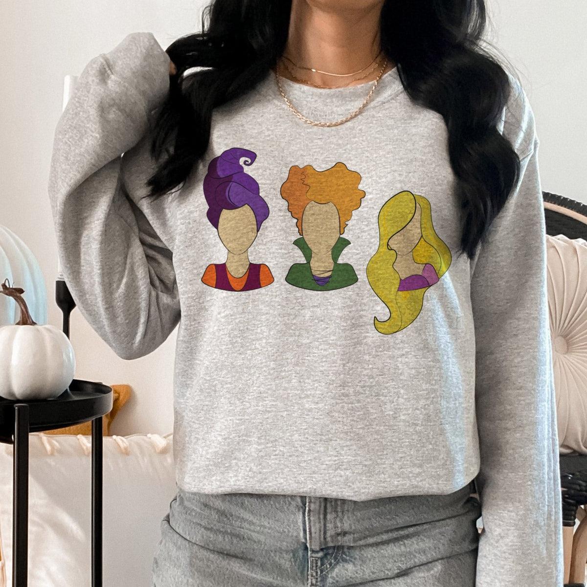 Hocus Pocus Heads Sweatshirt