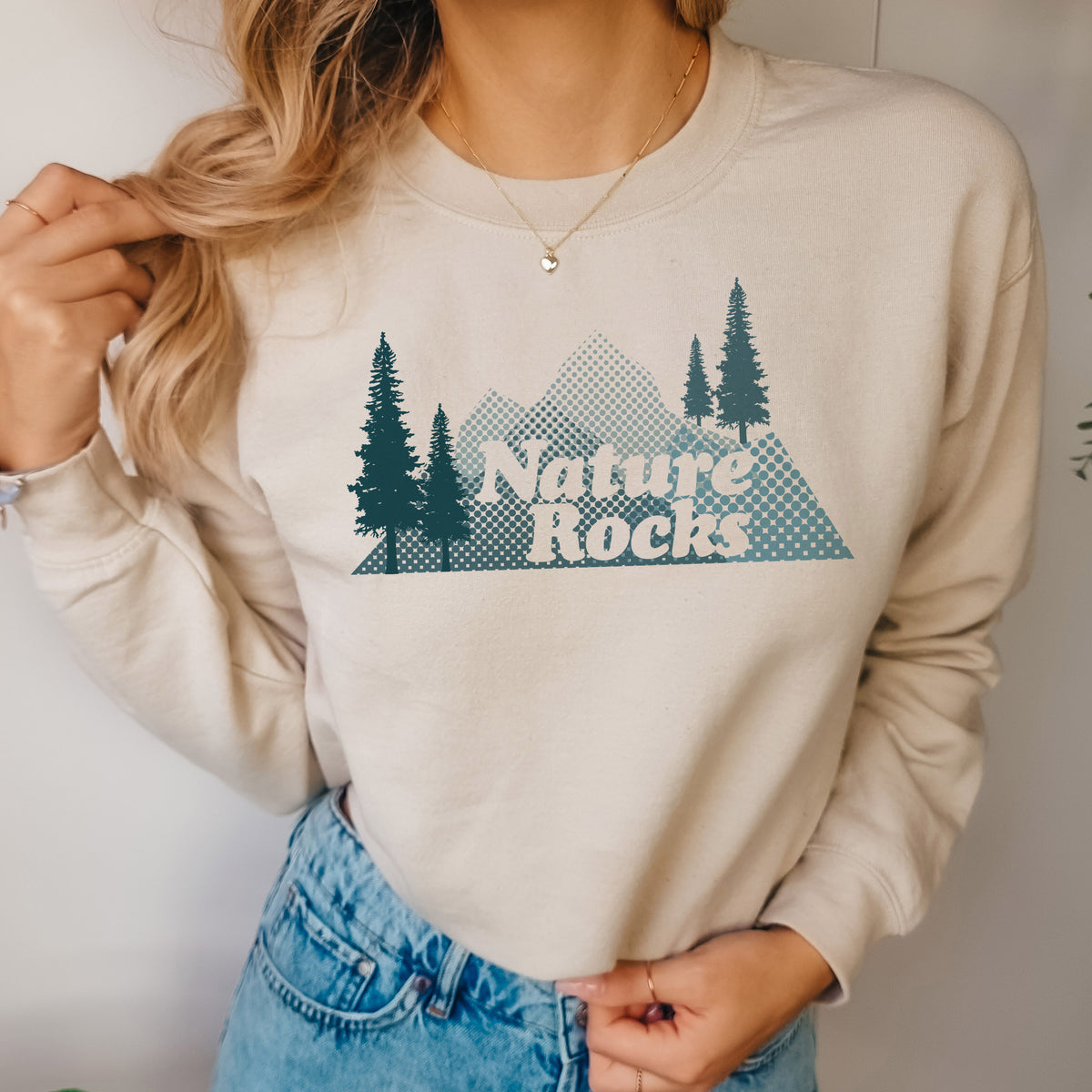 Nature Rocks Crewneck Sweatshirt