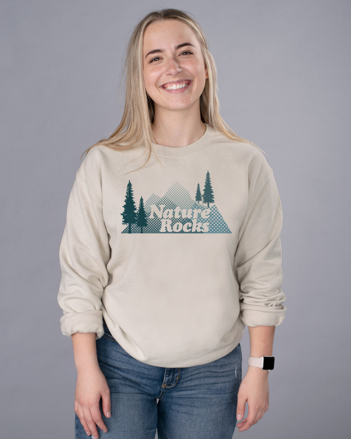 Nature Rocks Crewneck Sweatshirt