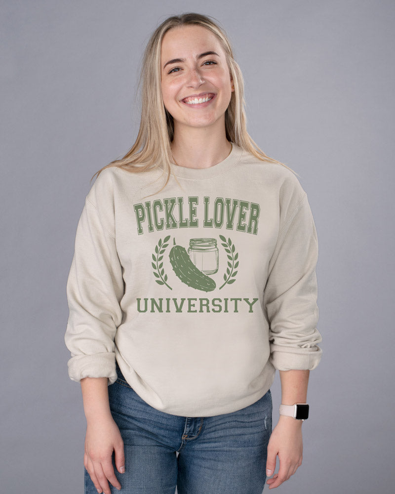 Pickle Lover University Sweatshirt