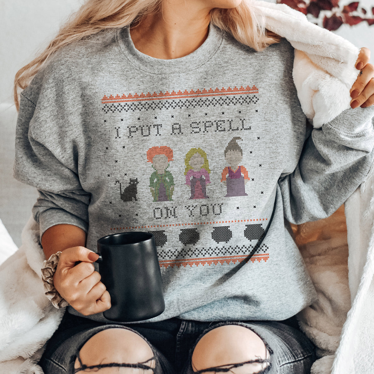 I Put a Spell on You Hocus Pocus Crewneck Sweatshirt