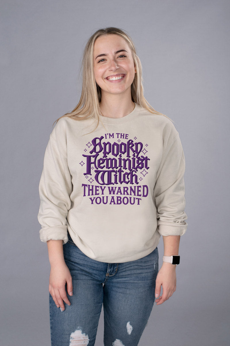 Spooky Feminist Witch Sweatshirt