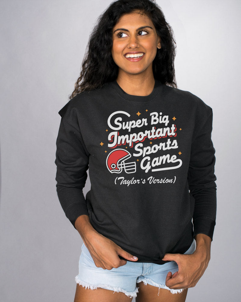 Super Big Important Sports Game Crewneck Sweatshirt