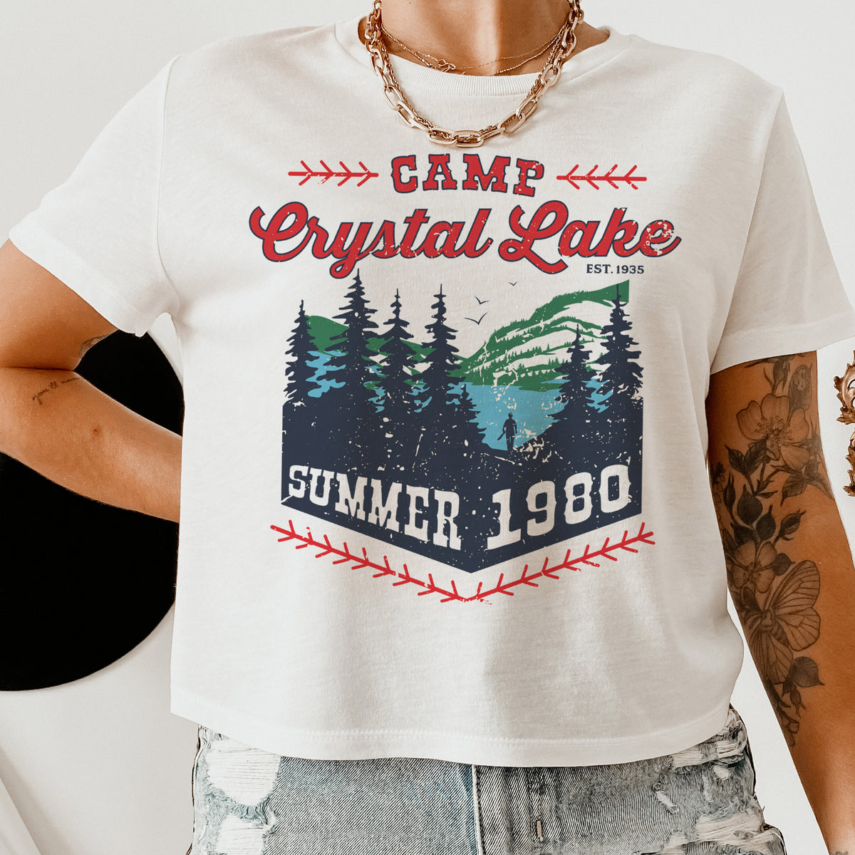 Camp Crystal Lake Crop Tee
