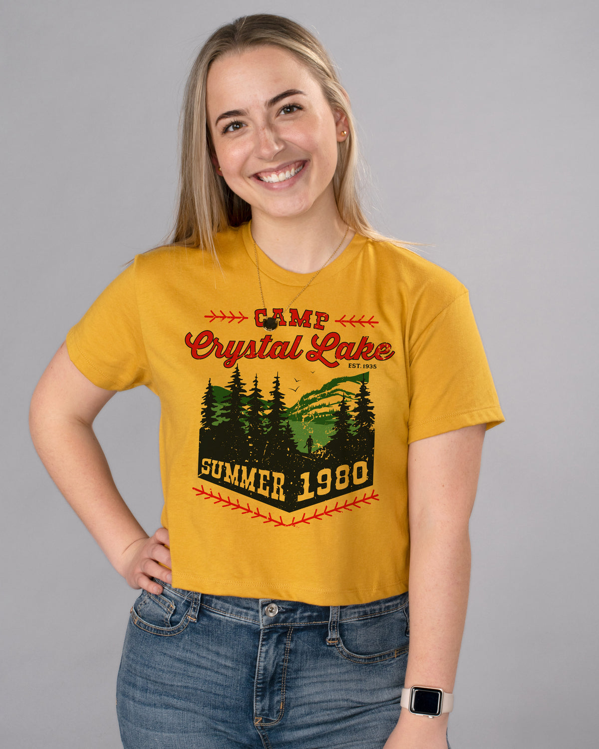 Camp Crystal Lake Crop Tee