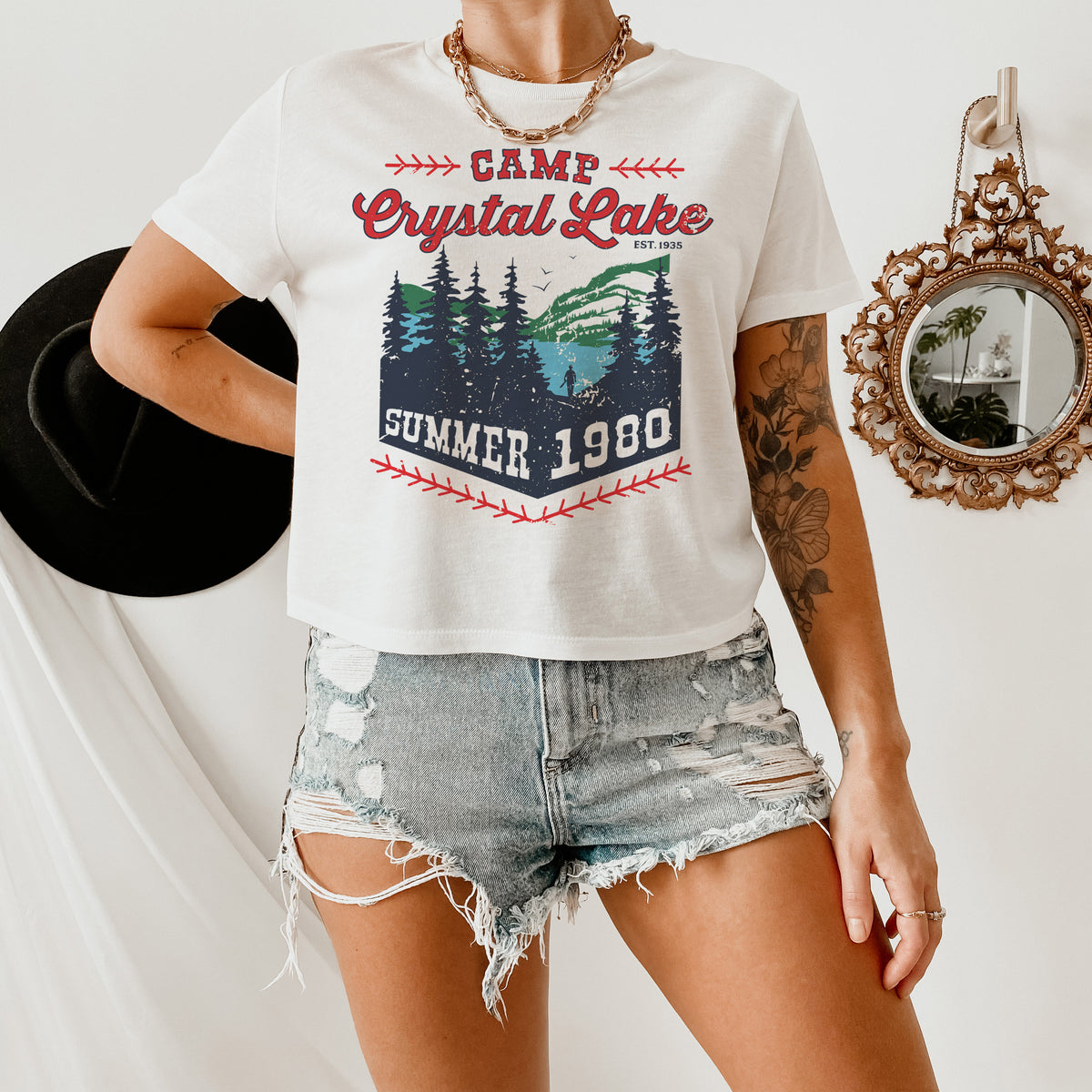 Camp Crystal Lake Crop Tee