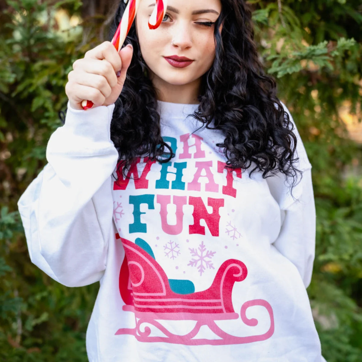 Oh What Fun Sleigh Sweatshirt