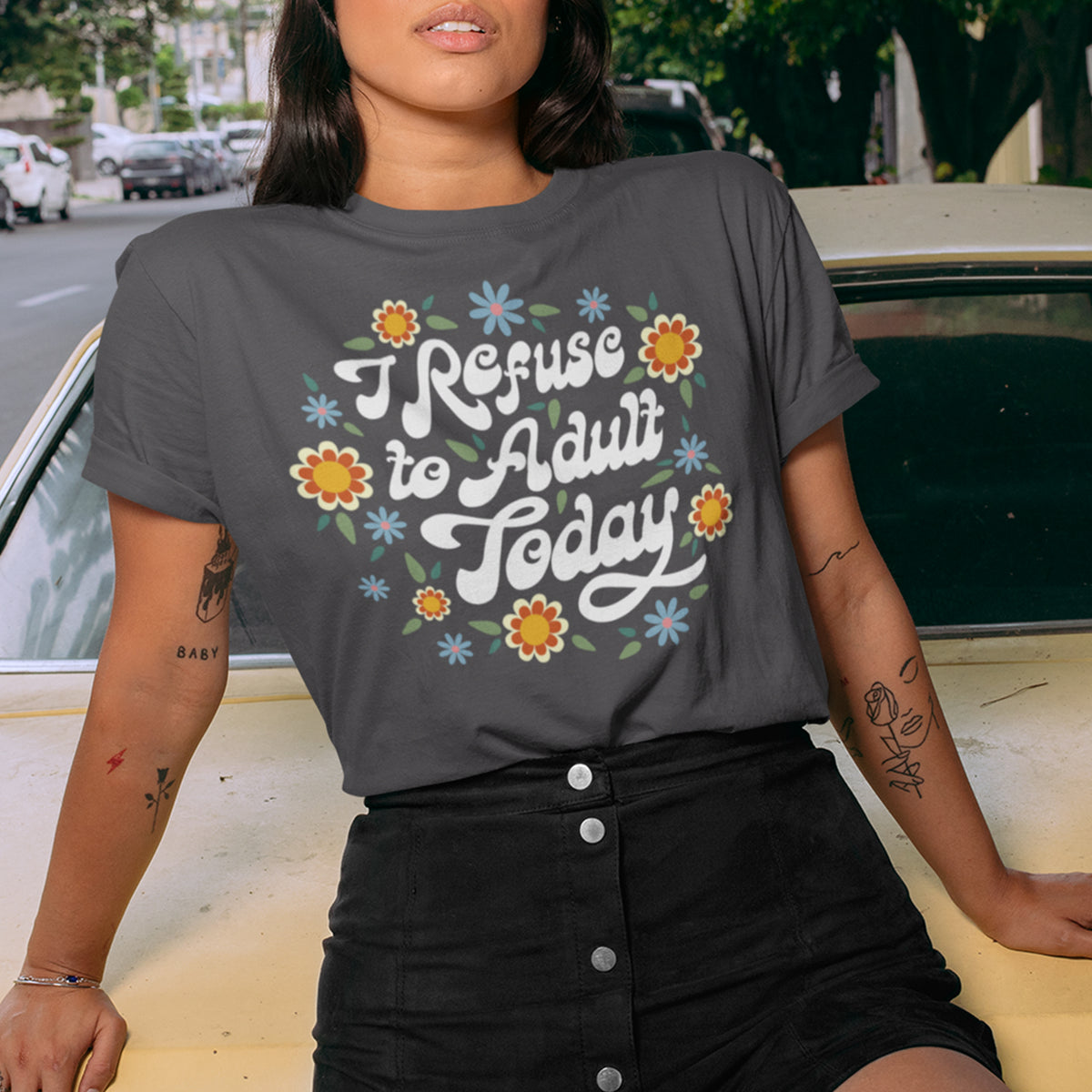 I Refuse To Adult Shirt