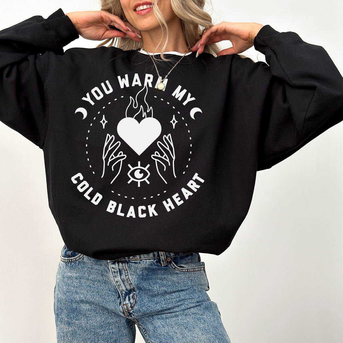Cold Black Heart Sweatshirt