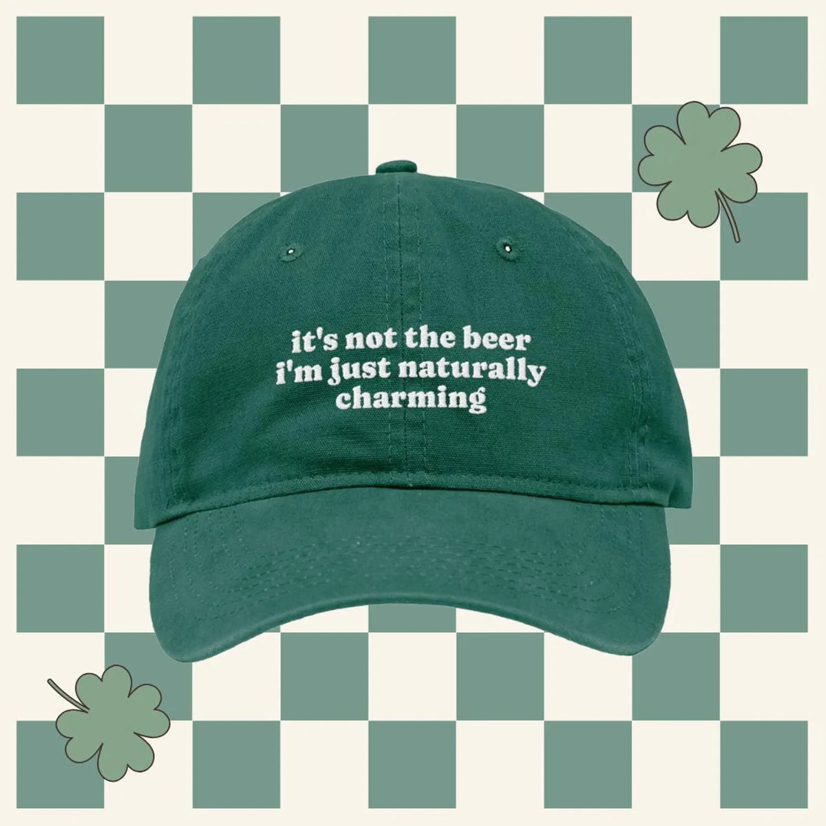 Naturally Charming Embroidered Bio-Washed Classic Dad Hat