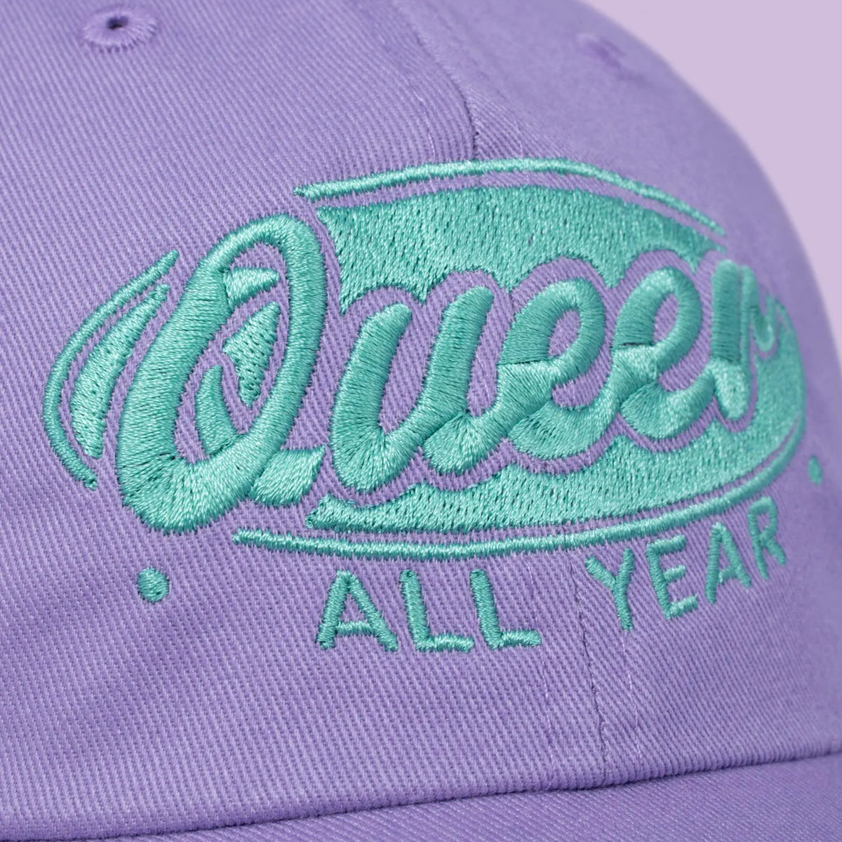 Queer All Year Embroidered Bio-Washed Classic Dad Hat