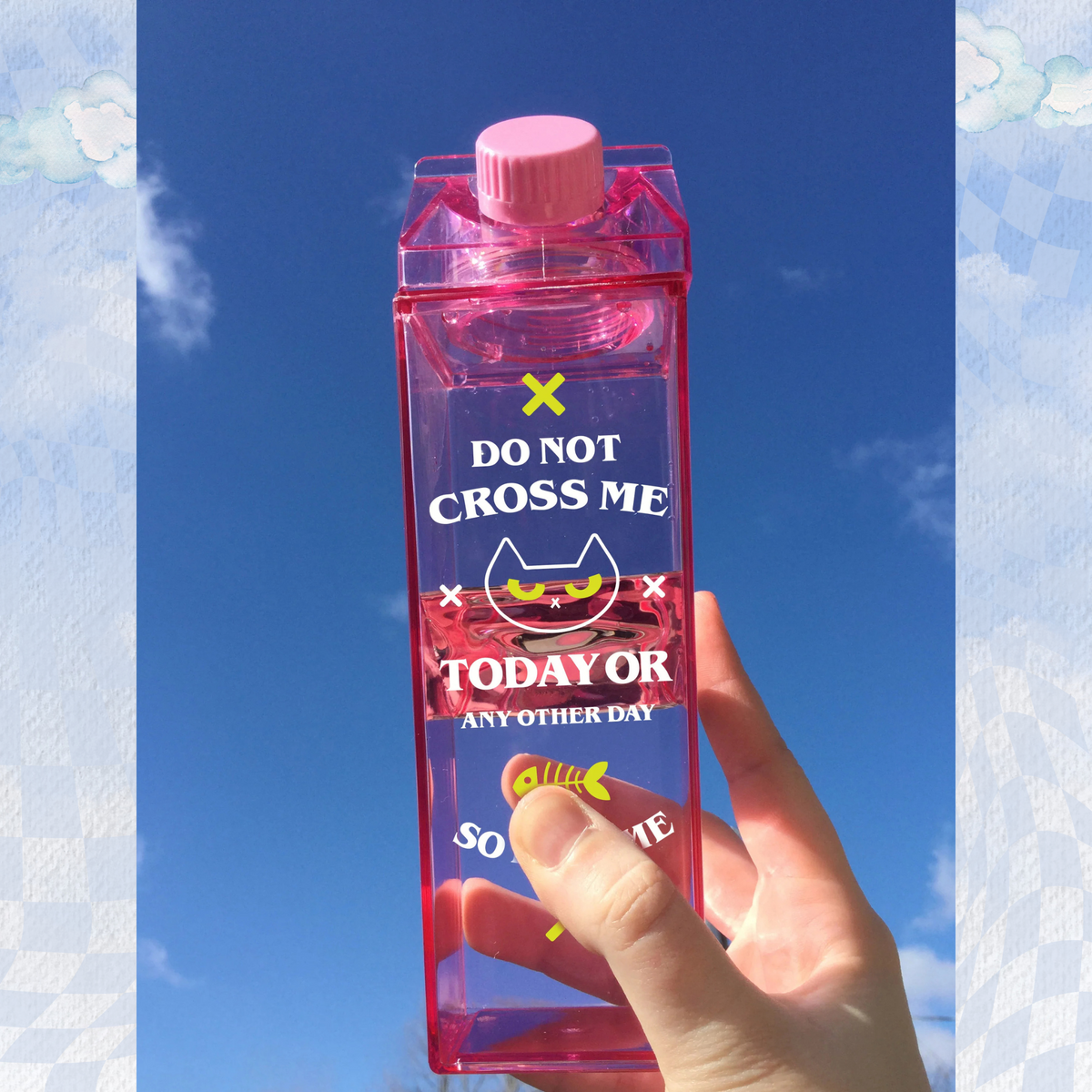 Do Not Cross Me Milk Carton