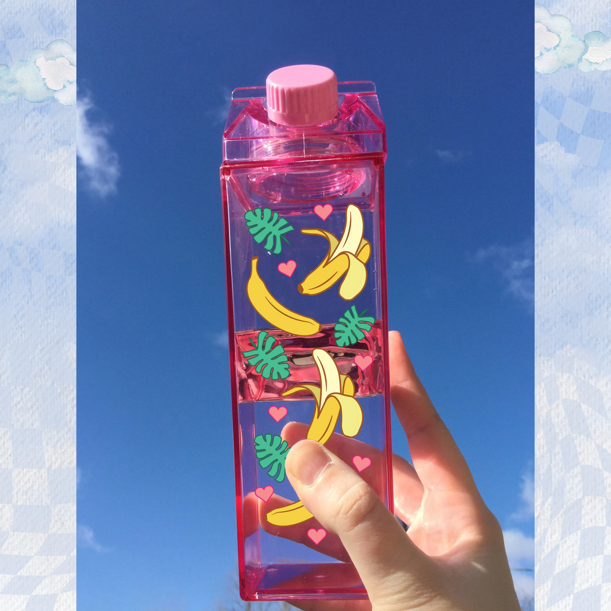 Banana Pattern Milk Carton