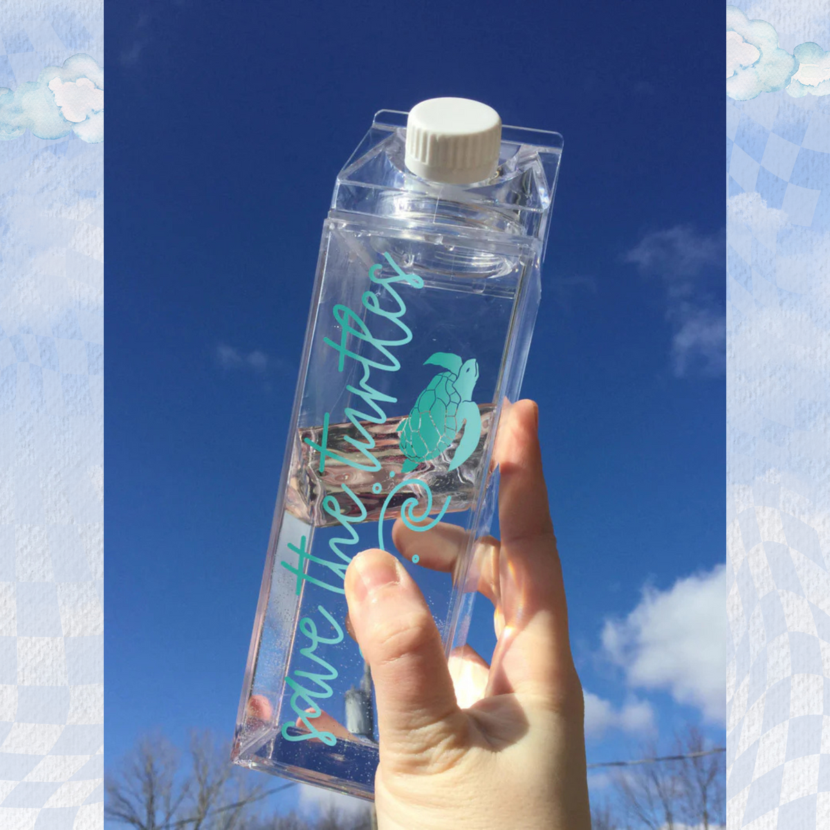 Save The Turtles Milk Carton