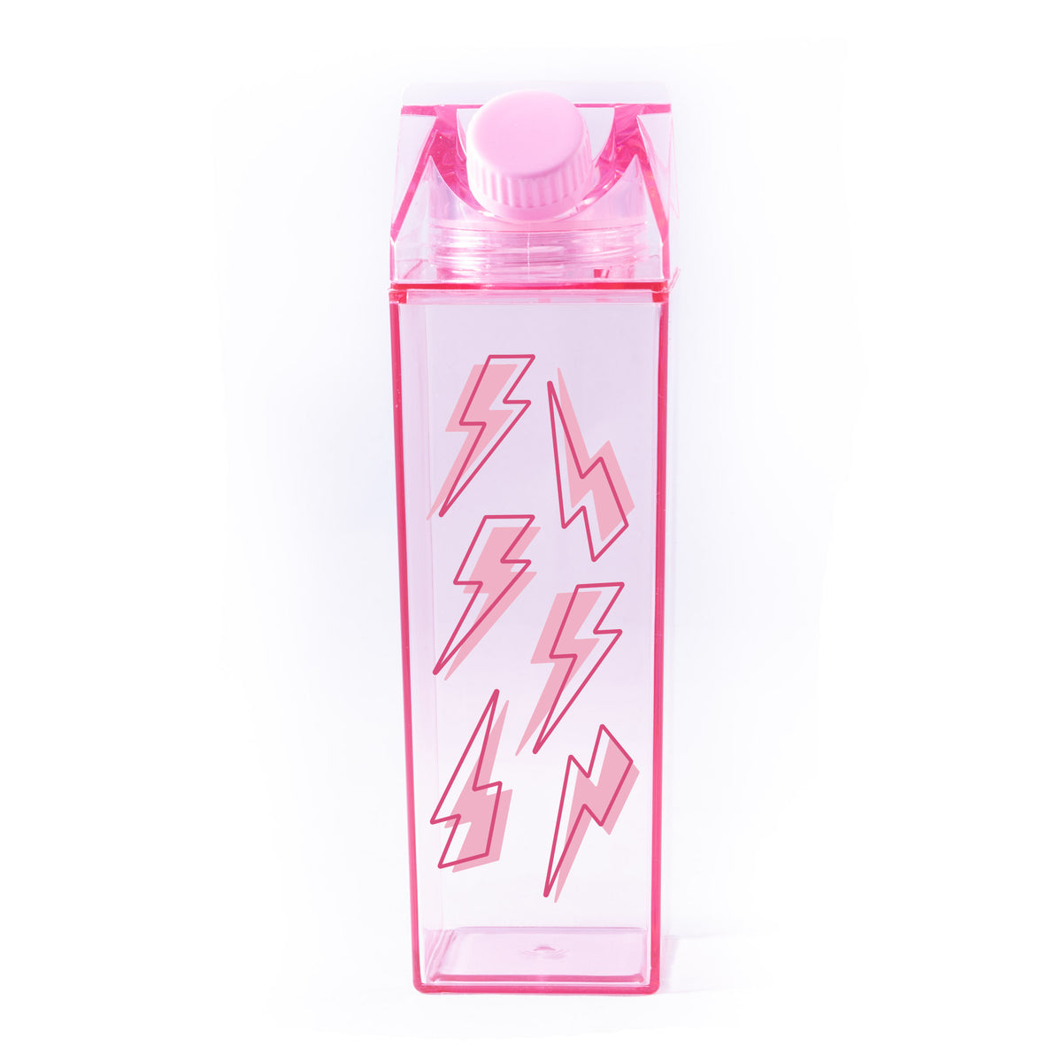 Lightning Bolt Pattern Milk Carton