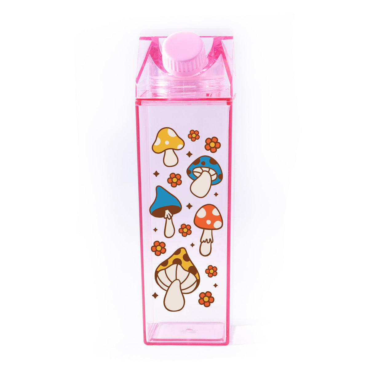 Mushroom Pattern Milk Carton