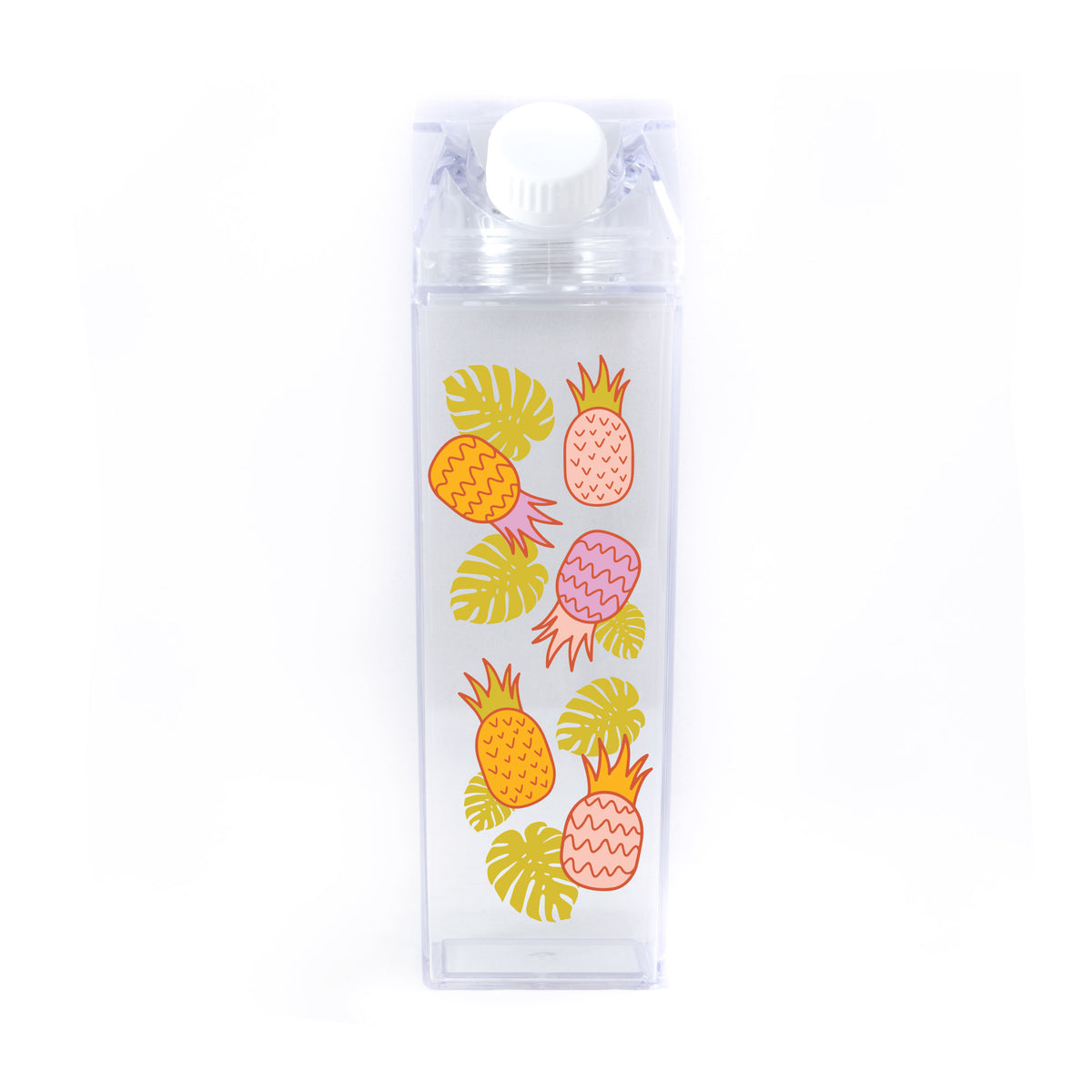 Pineapple Pattern Milk Carton