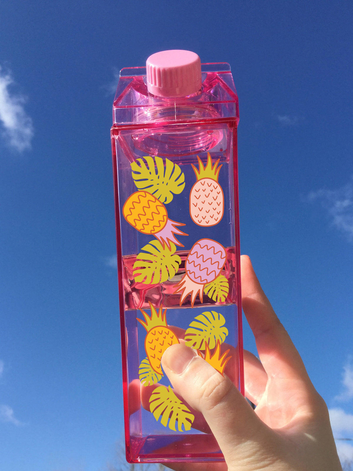 Pineapple Pattern Milk Carton