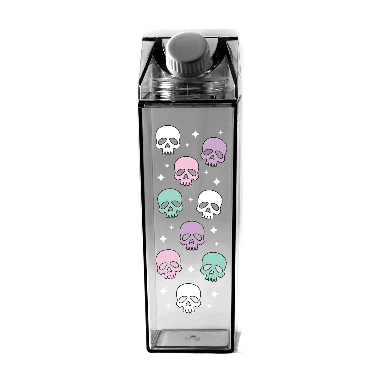 Skull Pattern Milk Carton