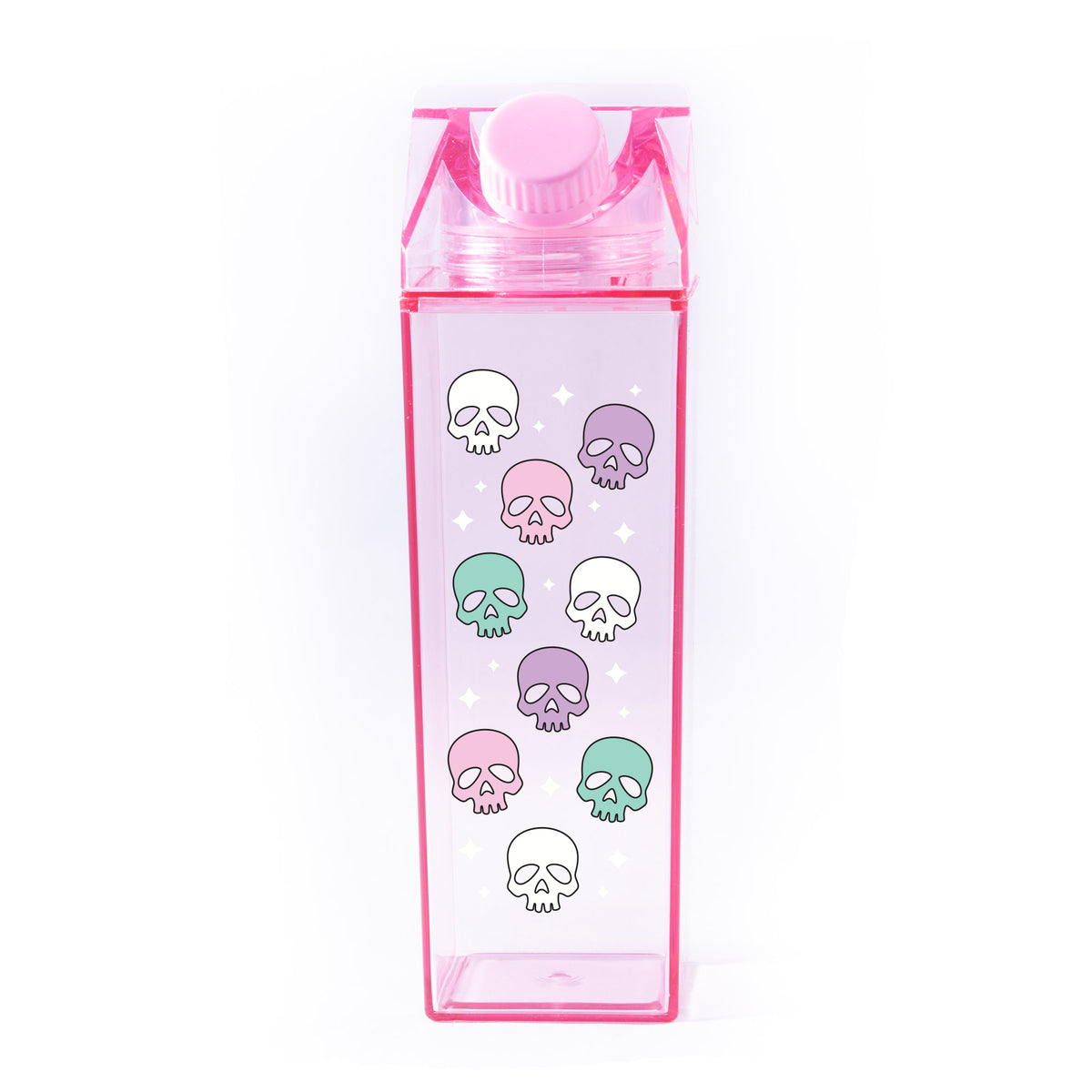 Skull Pattern Milk Carton