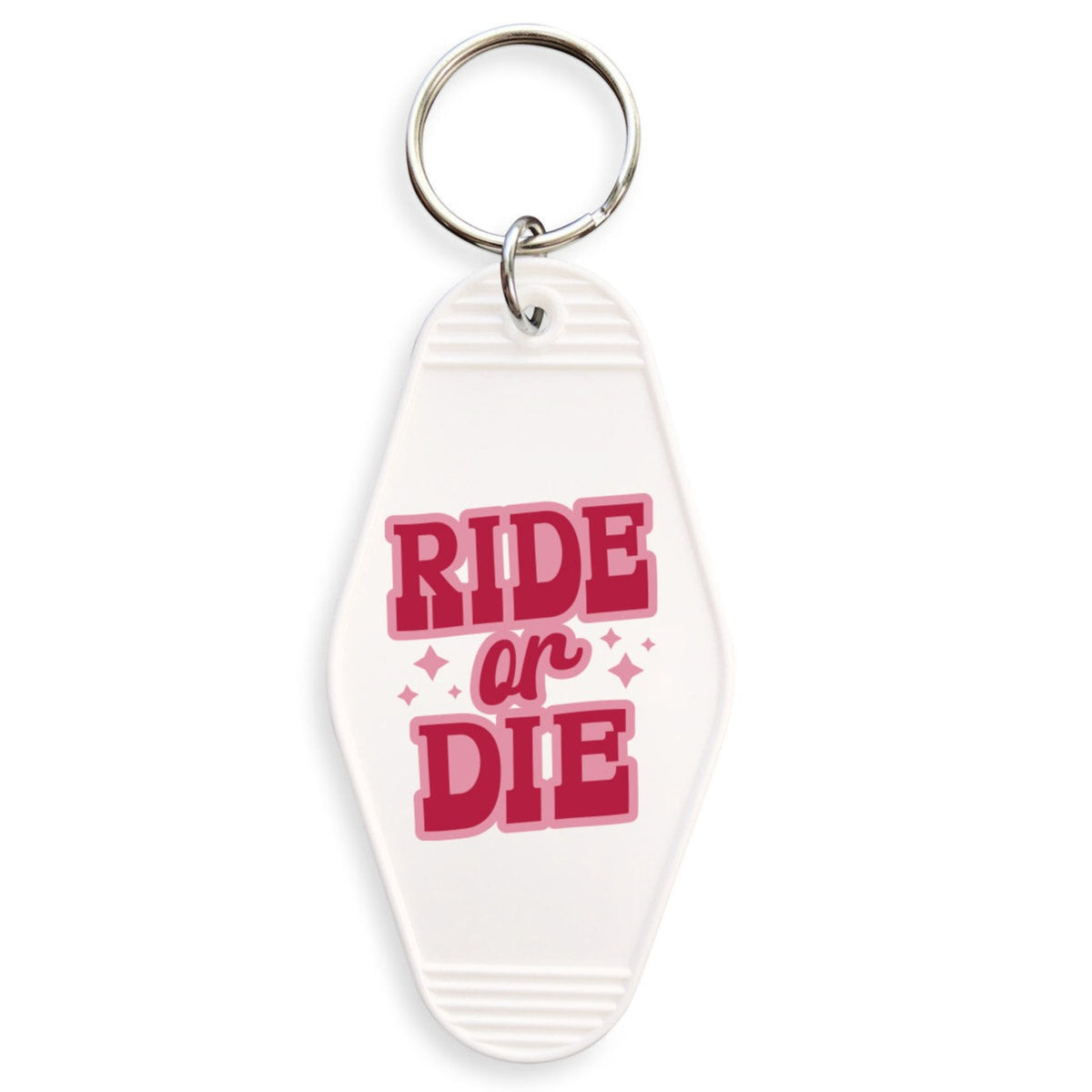Ride Or Die Motel Keychain