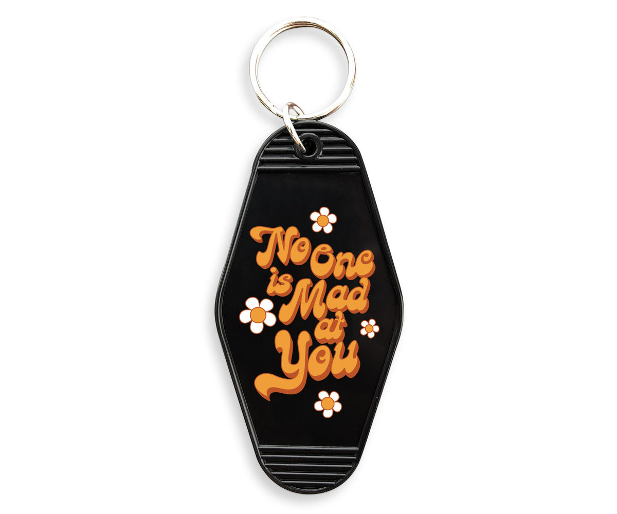 No One Is Mad At You Motel Keychain