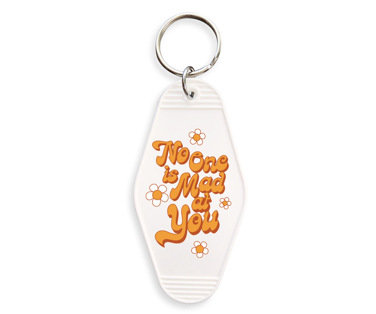 No One Is Mad At You Motel Keychain