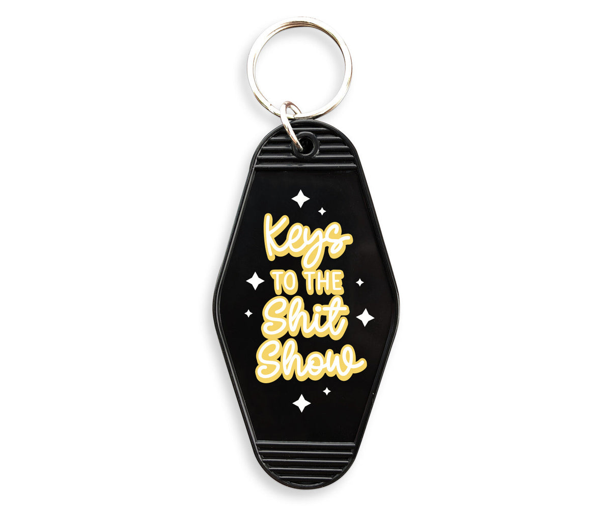 Keys To The Shit Show Motel Keychain