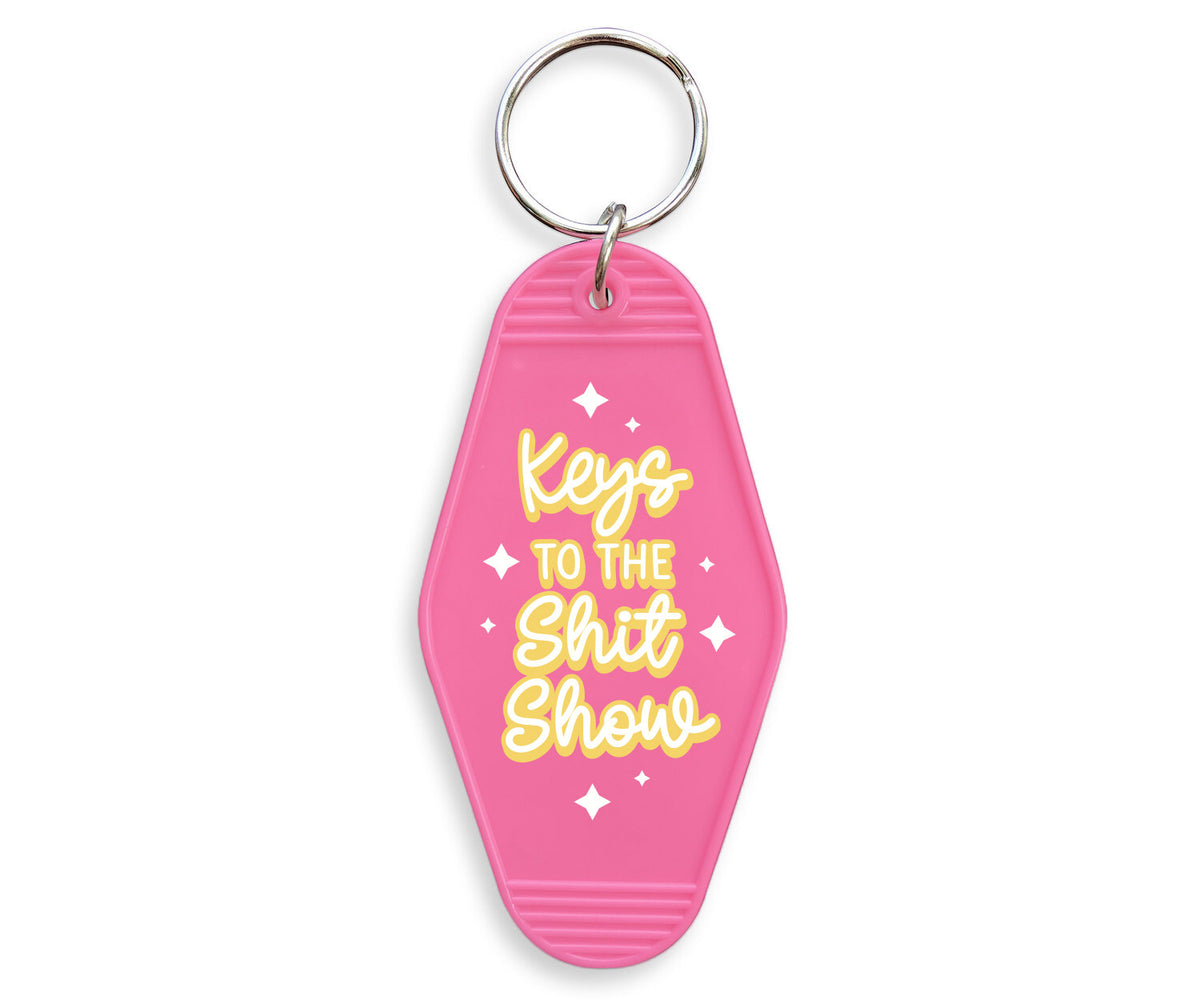 Keys To The Shit Show Motel Keychain