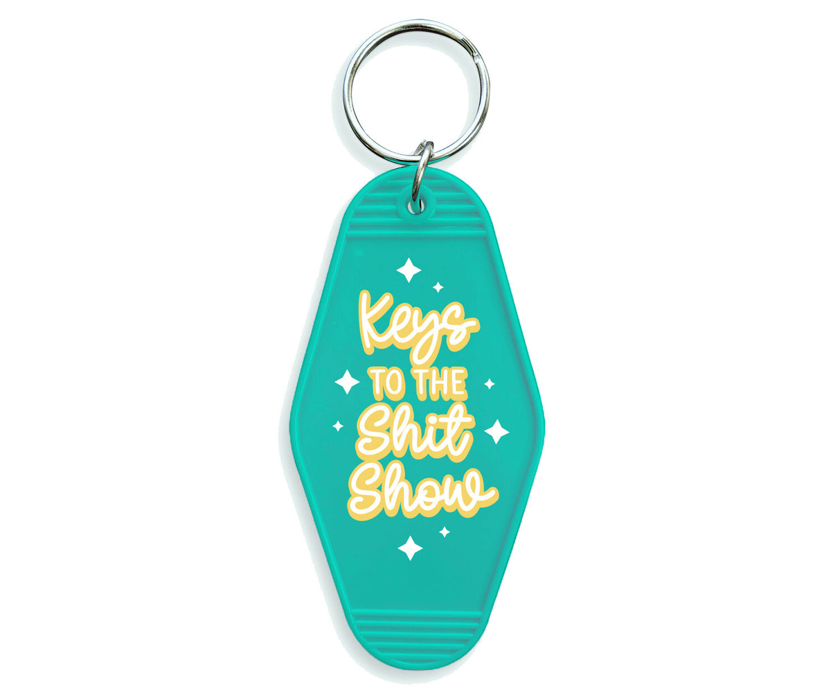 Keys To The Shit Show Motel Keychain