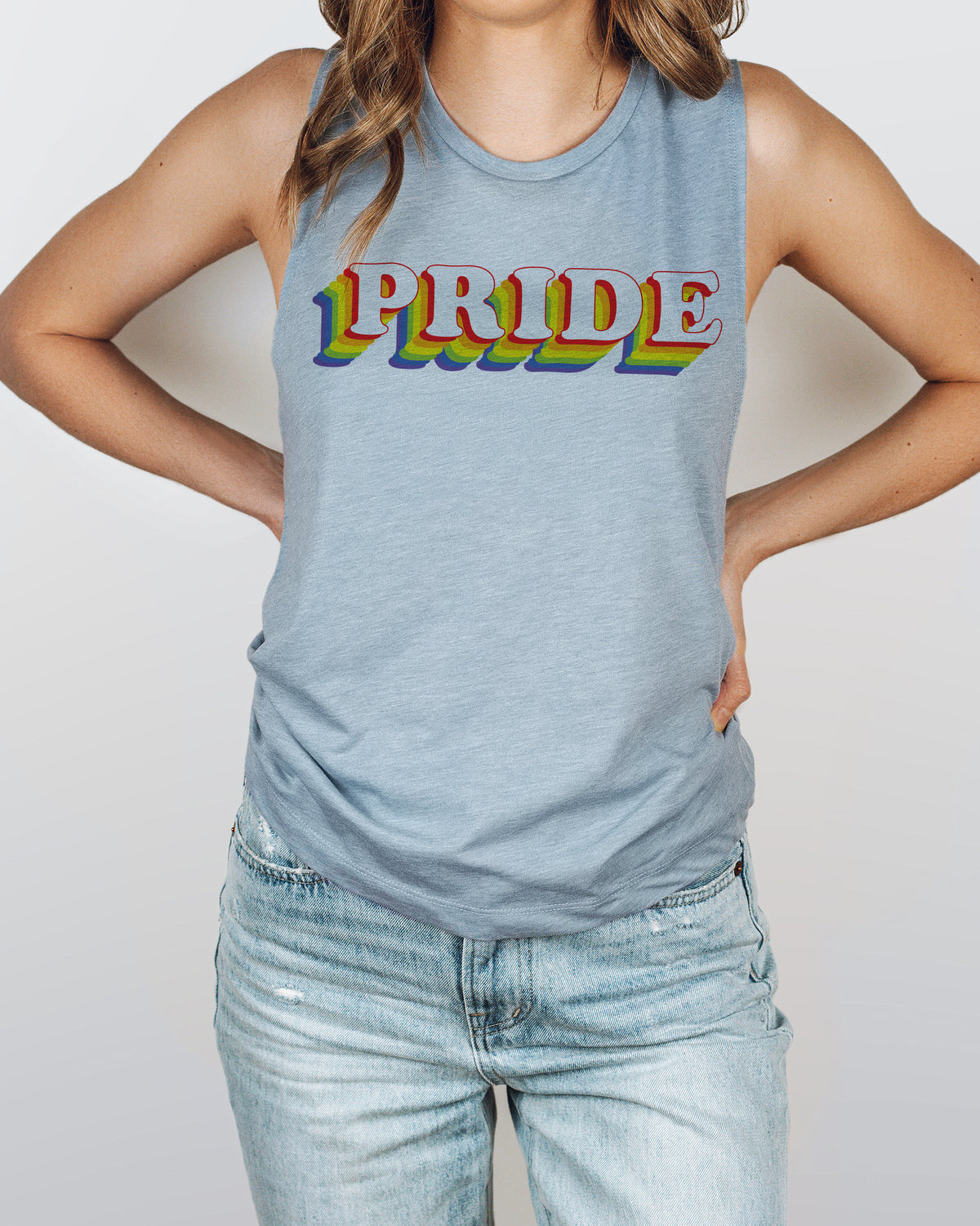 Pride Rainbow Muscle Tank