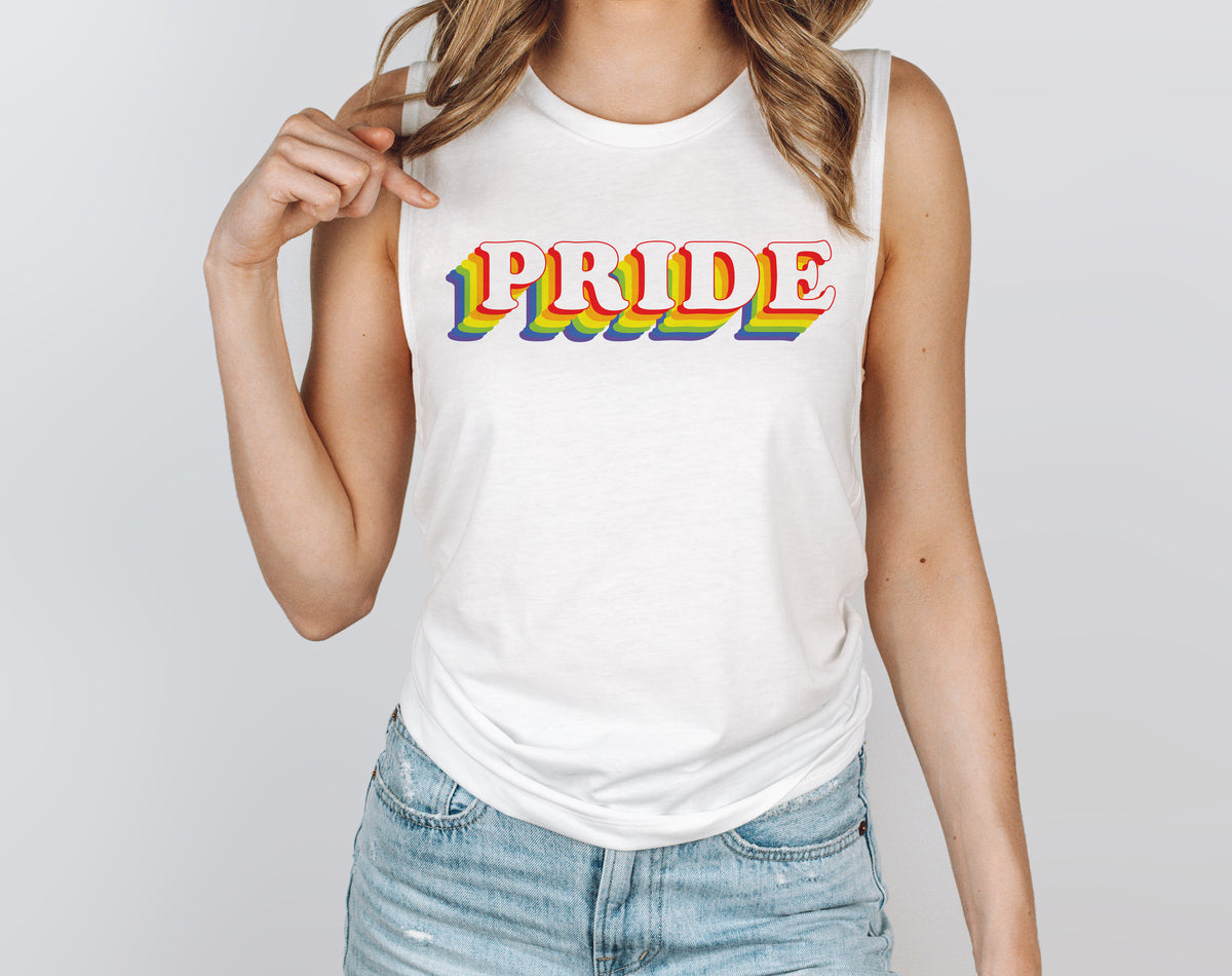 Pride Rainbow Muscle Tank